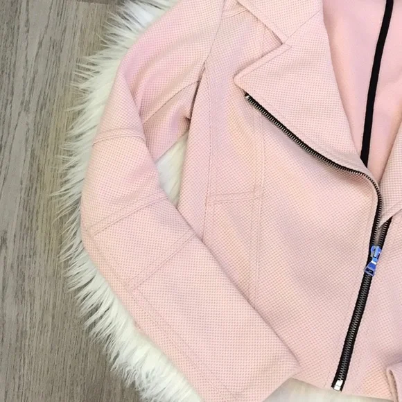 Express Moto Pink Jacket - Picture 3 of 13